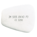 3M Vlies-Einlegefilter 5935 P3 Feinstaubvorfilter, Pack à 20 Stk.