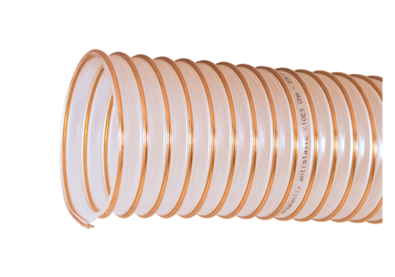 Absaug- und Förderschlauch DN38 PUR XHD ATEX 38/2.5 mm