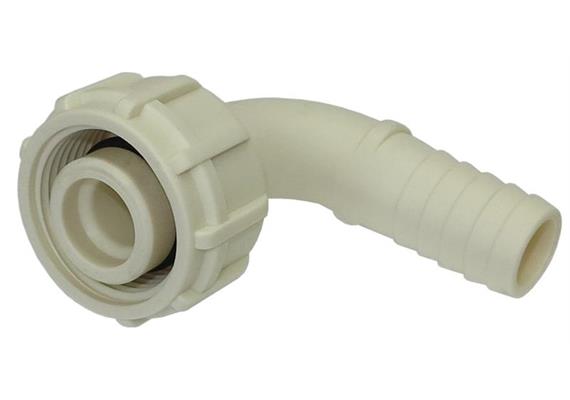 AdBlue® PIUSI 90° Schlauchtülle DN19 mit Überwurfmutter 1" BSP