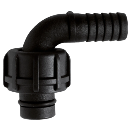 AdBlue® PIUSI 90° Schlauchtülle DN19 mit Überwurfmutter 1" IG
