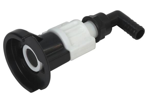 AdBlue® SEC-Kupplung mit Schlauchtülle gebogen DN19 x 3/4" IG