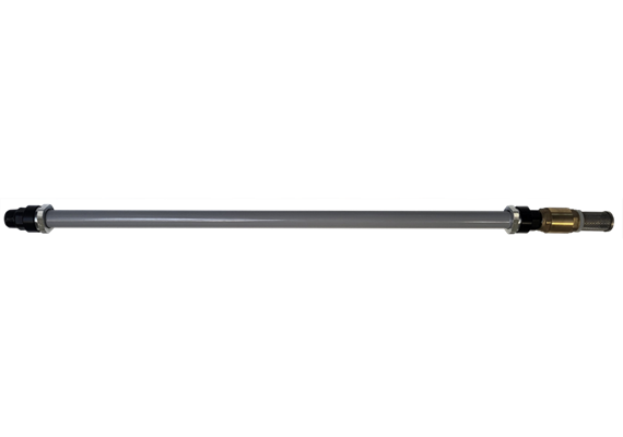 Aluminium Saugrohr 3/4" mit Fussventil für pneuMATO 1/3/5 auf 200 l Fass | Bild 2