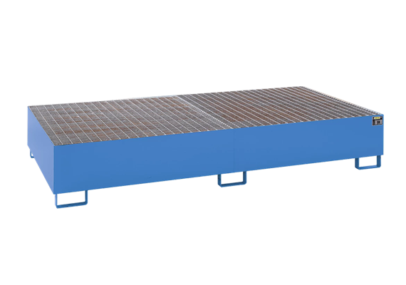 Auffangwanne mit Füssen lackiert 2 x 1000 l IBC / 8 x 200 l Fass
