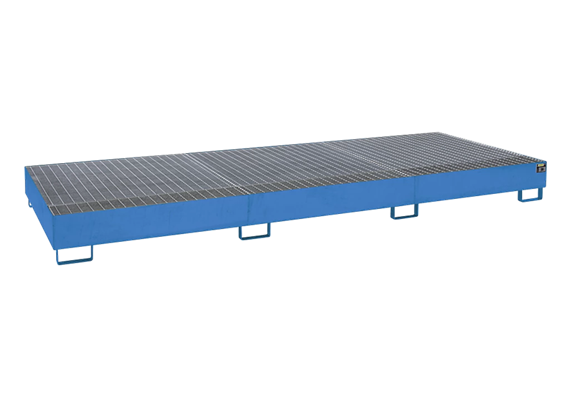 Auffangwanne mit Füssen lackiert 3 x 1000 l IBC / 12 x 200 l Fass