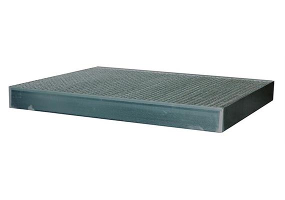 Auffangwanne ohne Füsse verzinkt 4 x 200 l Fass