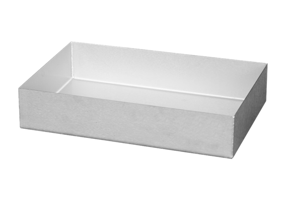 Brenner- und Pumpenauffangwanne 800 x600 x100 mm, Edelstahl 1.4301