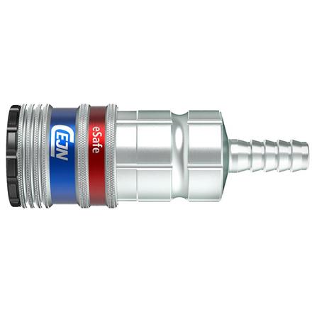 CEJN eSafe Sicherheitskupplung Serie 300, mit Schlauchtülle 6 mm