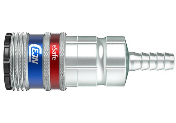 CEJN eSafe Sicherheitskupplung Serie 300, mit Schlauchtülle 8 mm