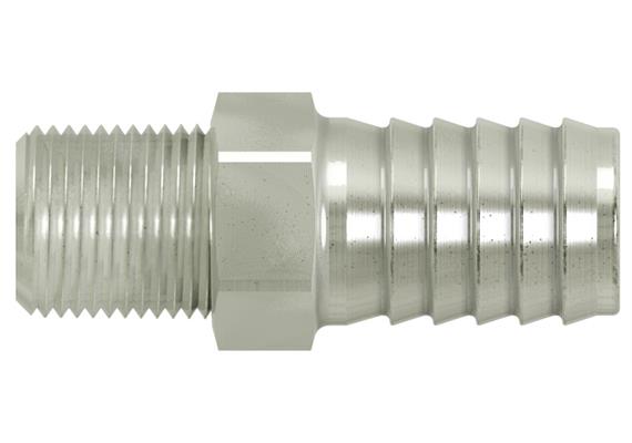 CEJN Schlauchnippel Stahl verzinkt 6 mm x 1/4" AG