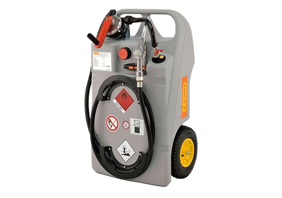CEMO Dieseltrolley 100 l mit Handpumpe und Zapfventil