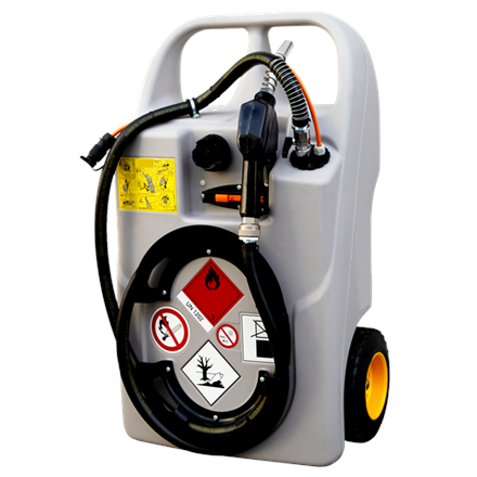 CEMO Dieseltrolley 60 l mit CENTRI SP30 12V Elektropumpe