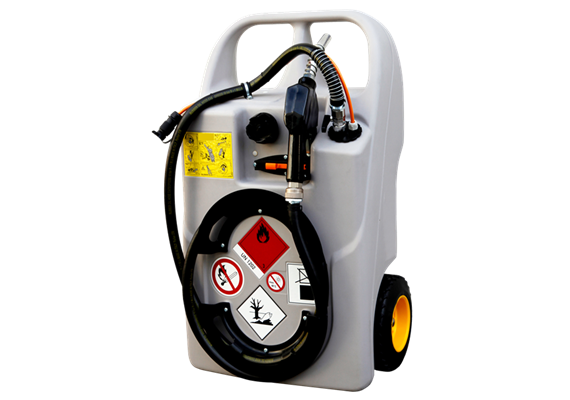 CEMO Dieseltrolley 60 l mit CENTRI SP30 12V Elektropumpe