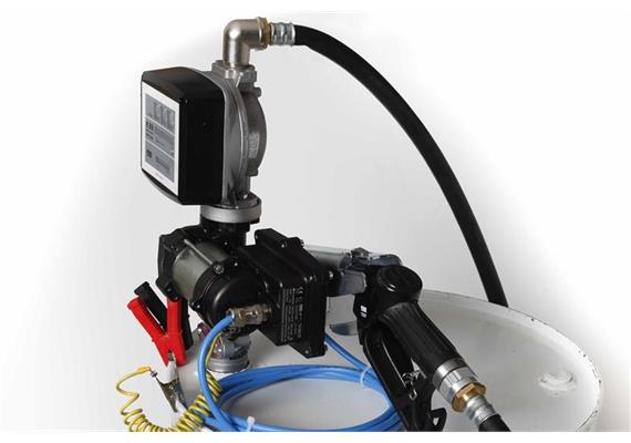 Diesel / Benzin Fasspumpe EX50-12V-ATEX für 200 l Fass mit Zähler | Bild 2