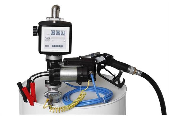 Diesel / Benzin Fasspumpe EX50-12V-ATEX für 200 l Fass mit Zähler | Bild 1