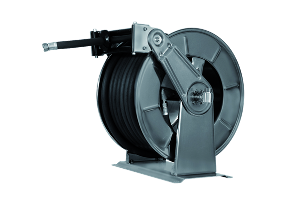 Diesel/Benzin Schlauchaufroller 3503 RAL7016 mit 25 m DN25 Anschluss 1" 60° AG