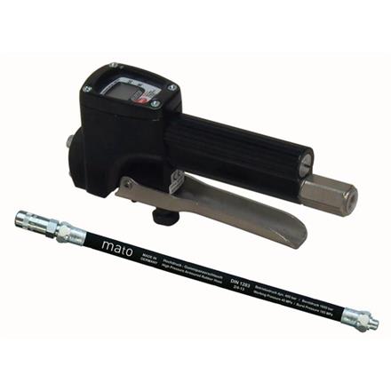 DIGIMET E5 Hochdruck-Digital-Fettzähler mit Schlauch RH30-C, 1/8"