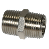 Doppelnippel Stahl 1" AG konisch