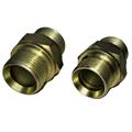 Doppelnippel Stahl, 3/4" 60° AG