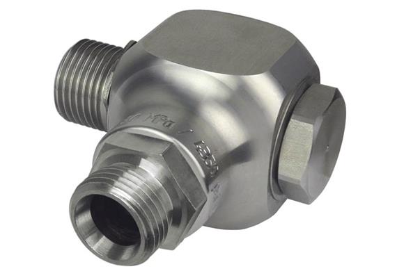 Drehgelenk Inox für Schlauchaufroller - 1/2" AG - max. 300 bar