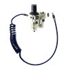 Druckluft-Anschluss-Set mit Wartungseinheit 1/4" für Serie 300