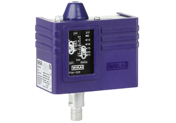 Druckschalter PSM-520, 230V, 0 - 5 bar, 1/4" AG