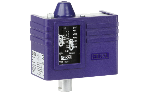 Druckschalter PSM-520, 230V, 0 - 5 bar, 1/4" IG