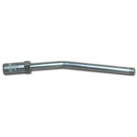Düsenrohr gebogen mit 4-Backen-Hydraulikgreifmundstück 150 mm - 1/8"