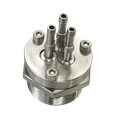 Durchführungsmuffe 1½" INOX mit 3 Anschlüssen