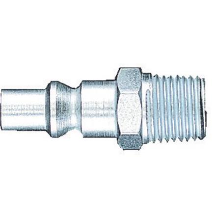 Einstecknippel Serie 300, 1/2" AG, Stahl verzinkt