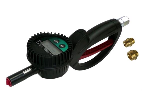 Elektronischer Durchflussmengenzähler eichfähig ohne Auslauf