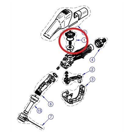 Entriegelungs-Set zu AdBlue® PIUSI Automatik-Zapfpistole SB325_X