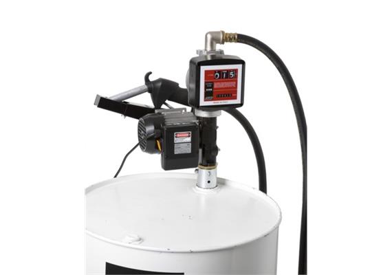 Fass- und Tankpumpe Panther 56-S-D/M120 mit Manuelle-Zapfpistole und Zähler M120