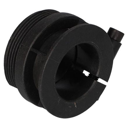 Fassadapter 2" auf Rohr 36-38 mm, schwarz