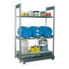 Fassregal für 3 x 60 l - Fässer 2 x Gitterrost