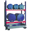 Fassregal für 3x 60 l und 2 x 200 l - Fass