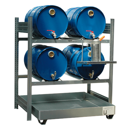Fassregal für 4 x 60 l Fässer
