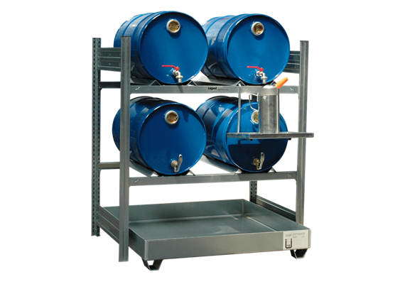 Fassregal für 4 x 60 l Fässer