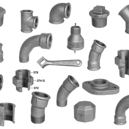 Fittings und Rohre