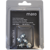 Flachschmiernippel M4 M10x1, Stahl verzinkt - ø10 mm - SW11 - Blister-Pack - VPE 5