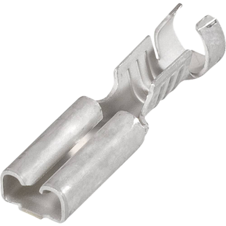 Flachsteckhülse 2.8 x 0.8 mm, Messing verzinnt Hectronic