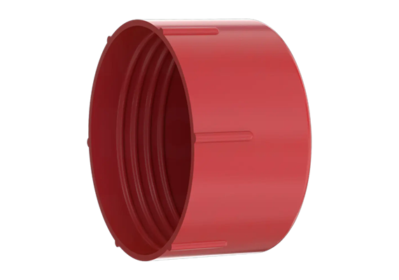 Gewindeschutzkappe Rot LDPE 1½"
