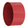 Gewindeschutzkappe Rot LDPE 2"