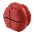 Gewindeschutzstopfen Rot PP 3/4"