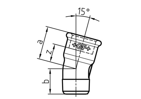 GF Fittings Bogen 15° N° 53 verzinkt 1¼" | Bild 2