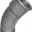 GF Fittings Bogen 45° N° 40 verzinkt 3" | Bild 1
