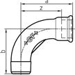 GF Fittings Bogen 90° N° 1 verzinkt 2" | Bild 2