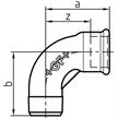 GF Fittings Bogen 90° N° 1a verzinkt 2" | Bild 2