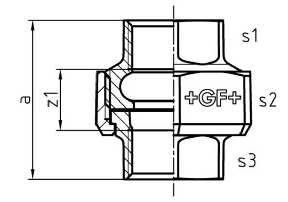 GF Fittings Holländer N° 330 verzinkt 4" | Bild 2