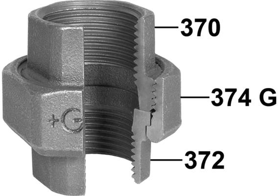 GF Fittings Holländer N° 330 verzinkt ½" | Bild 1