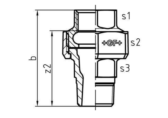 GF Fittings Holländer N° 331 verzinkt 1" | Bild 2
